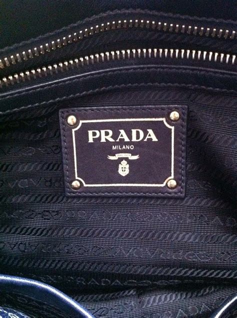 prada serial number inside bag.